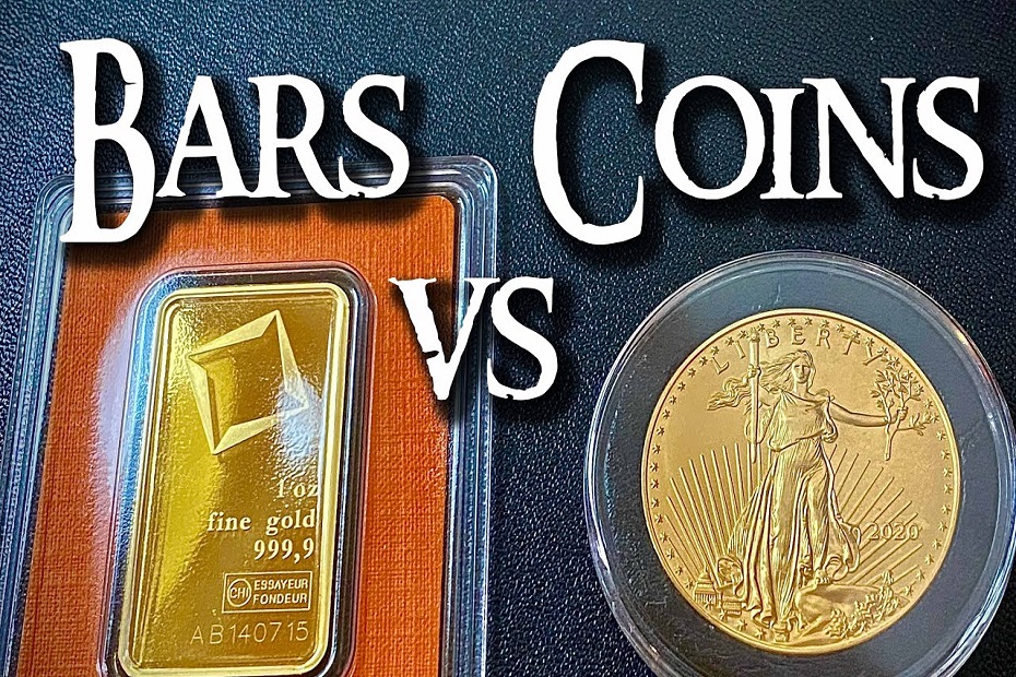 Gold Bar vs Gold Coin